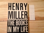 Henry Miller, The Books in My Life