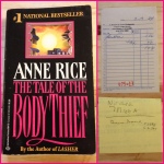 Anne Rice, The Tale of the Body Thief, Vampire