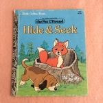 Little Golden Book, The Fox and the Hound, Hide and Seek, Walt Disney